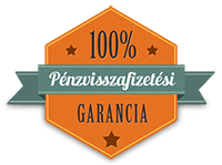 100% pénz-visszafizetési garancia