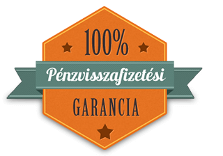 100% pénz-visszafizetési garancia